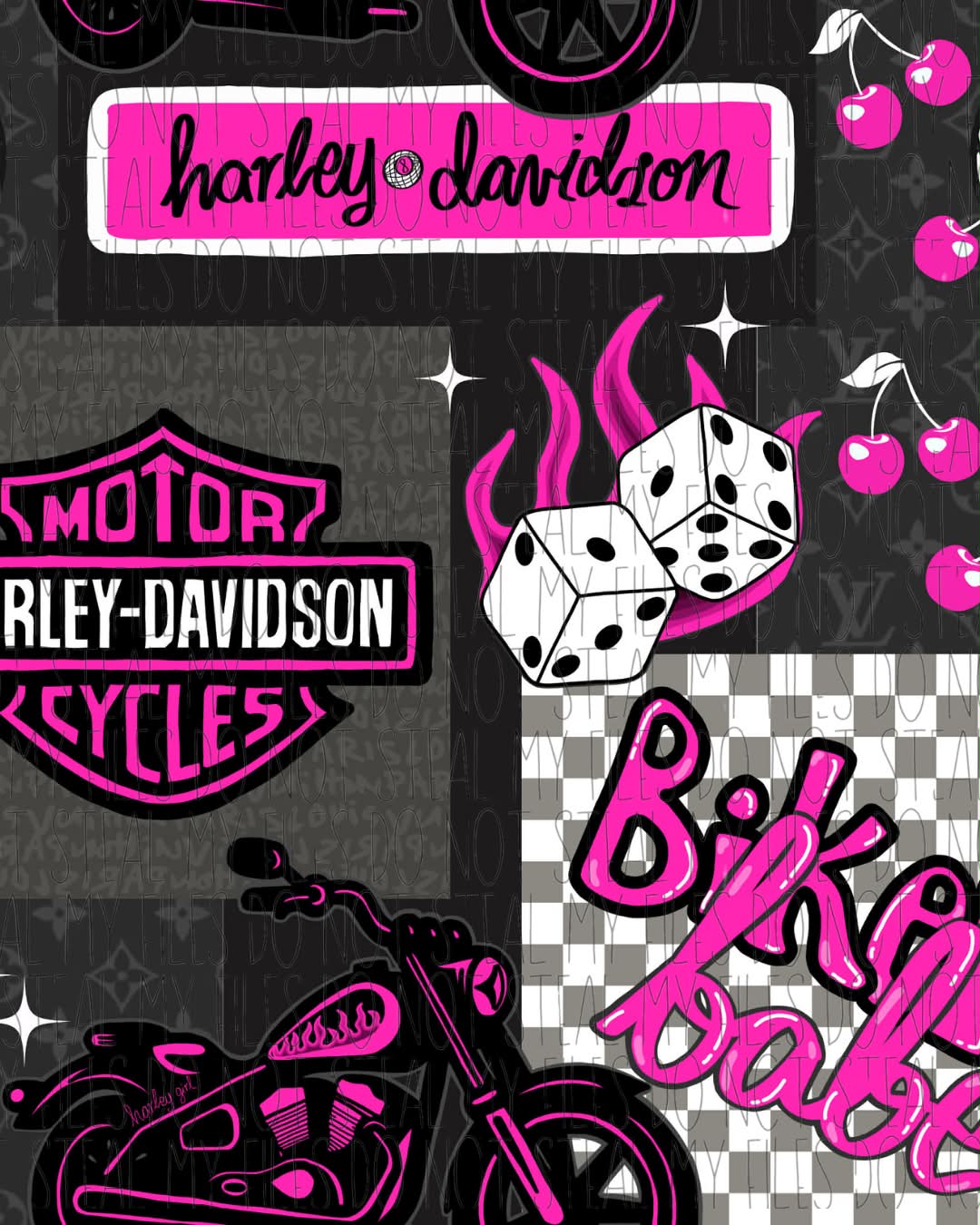Biker babe