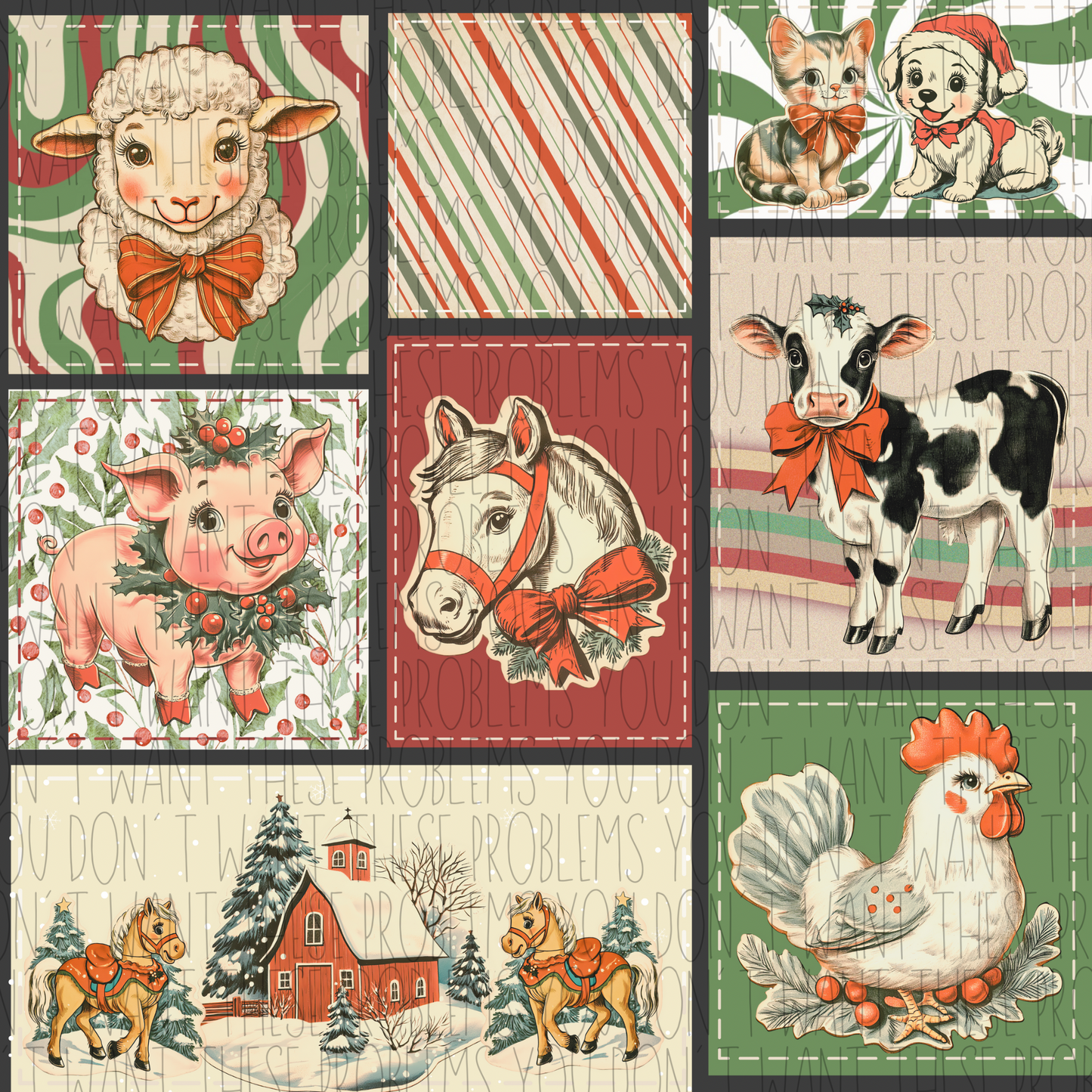 On the farm Christmas