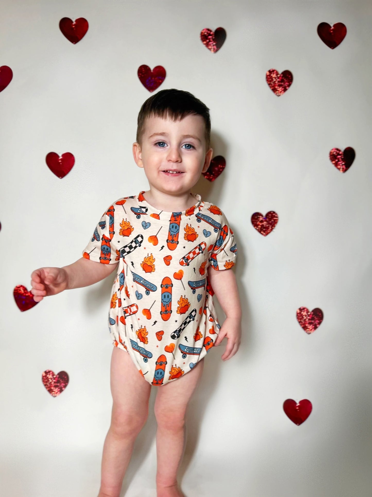 Valentines oversized t-shirt romper (FINAL SALE)