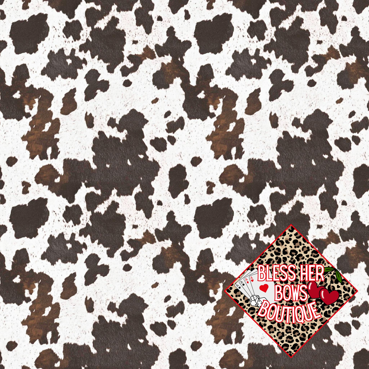 Brown cowhide