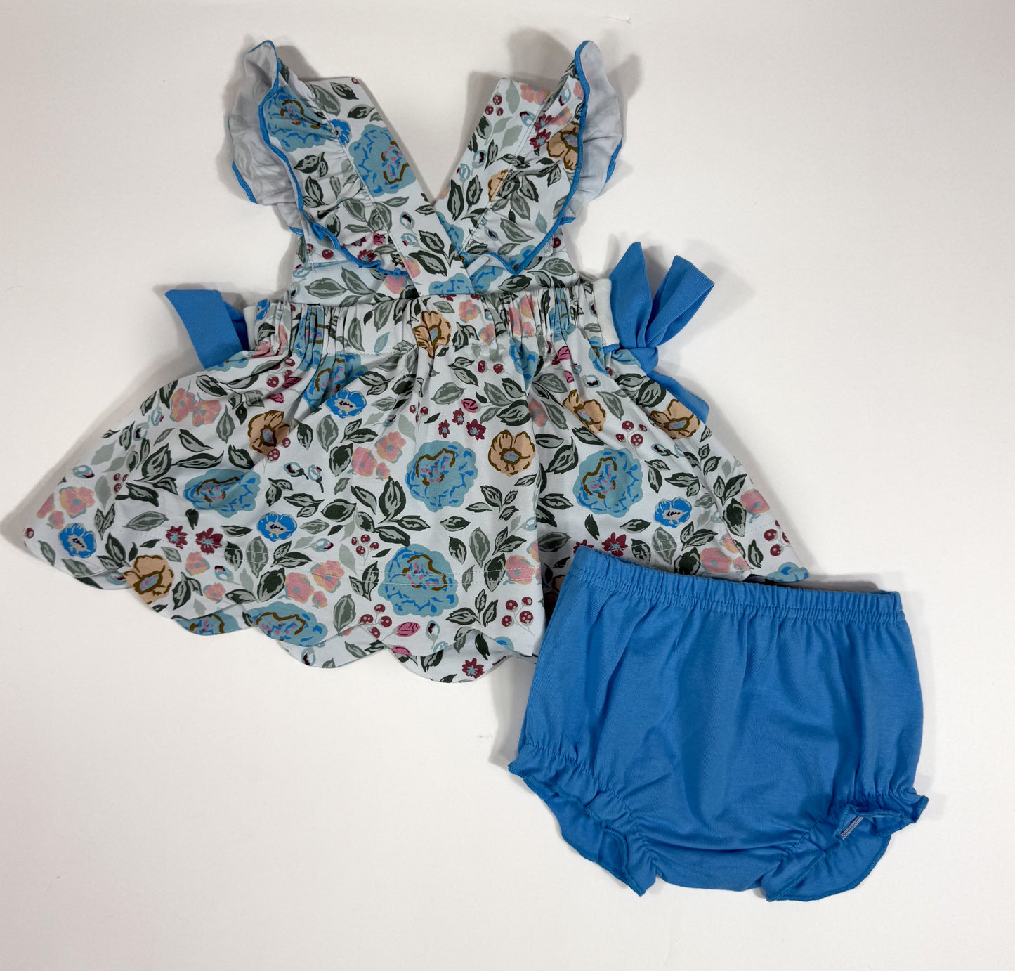 I Love My Mom Smocked Girls Set