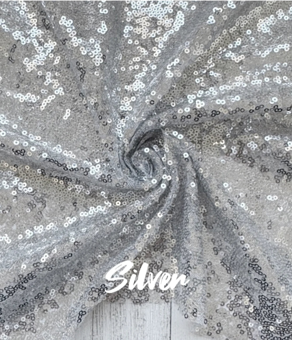 Silver sequins