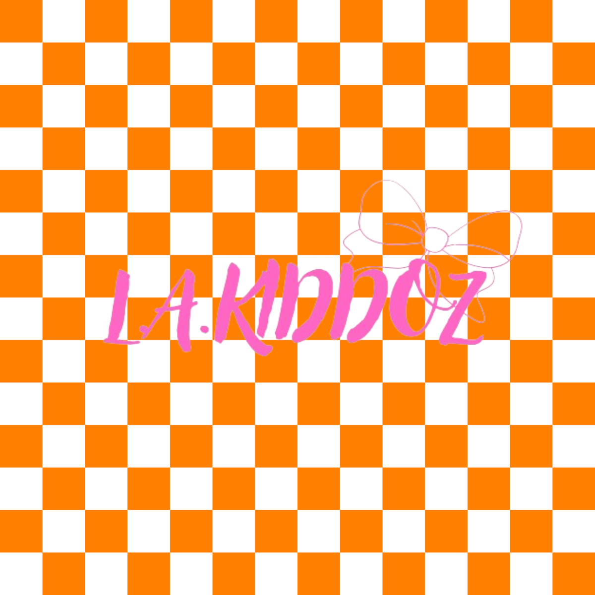 Orange Checkered
