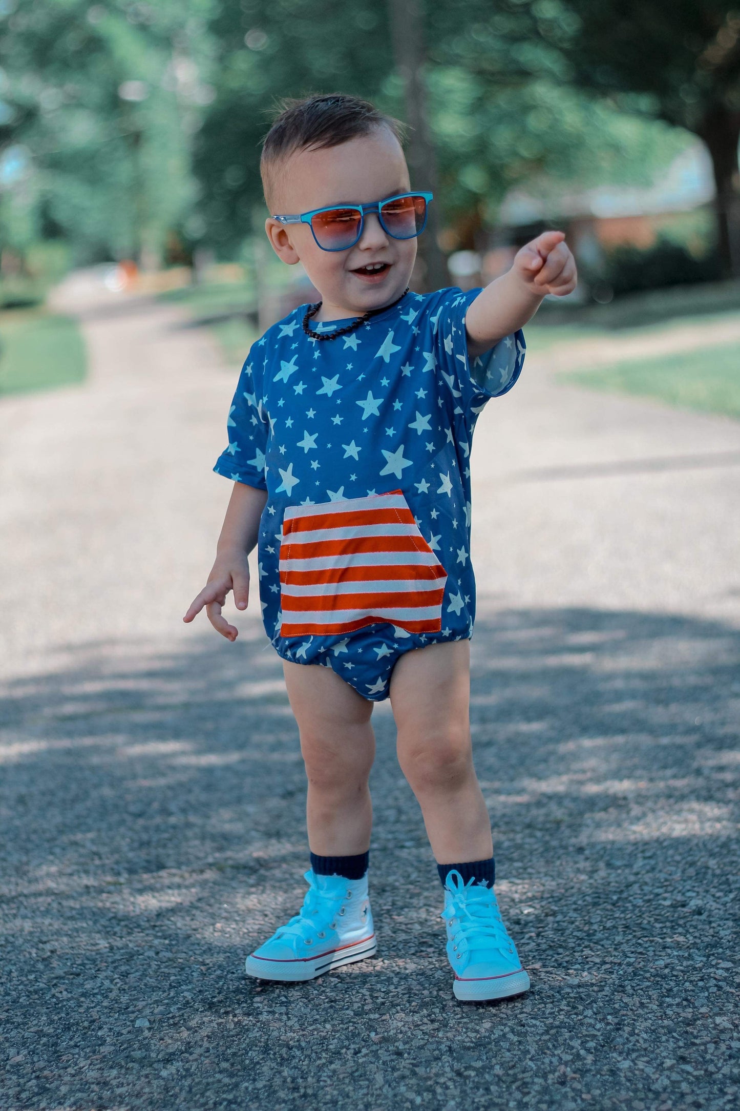 USA Bubble Romper (FINAL SALE)