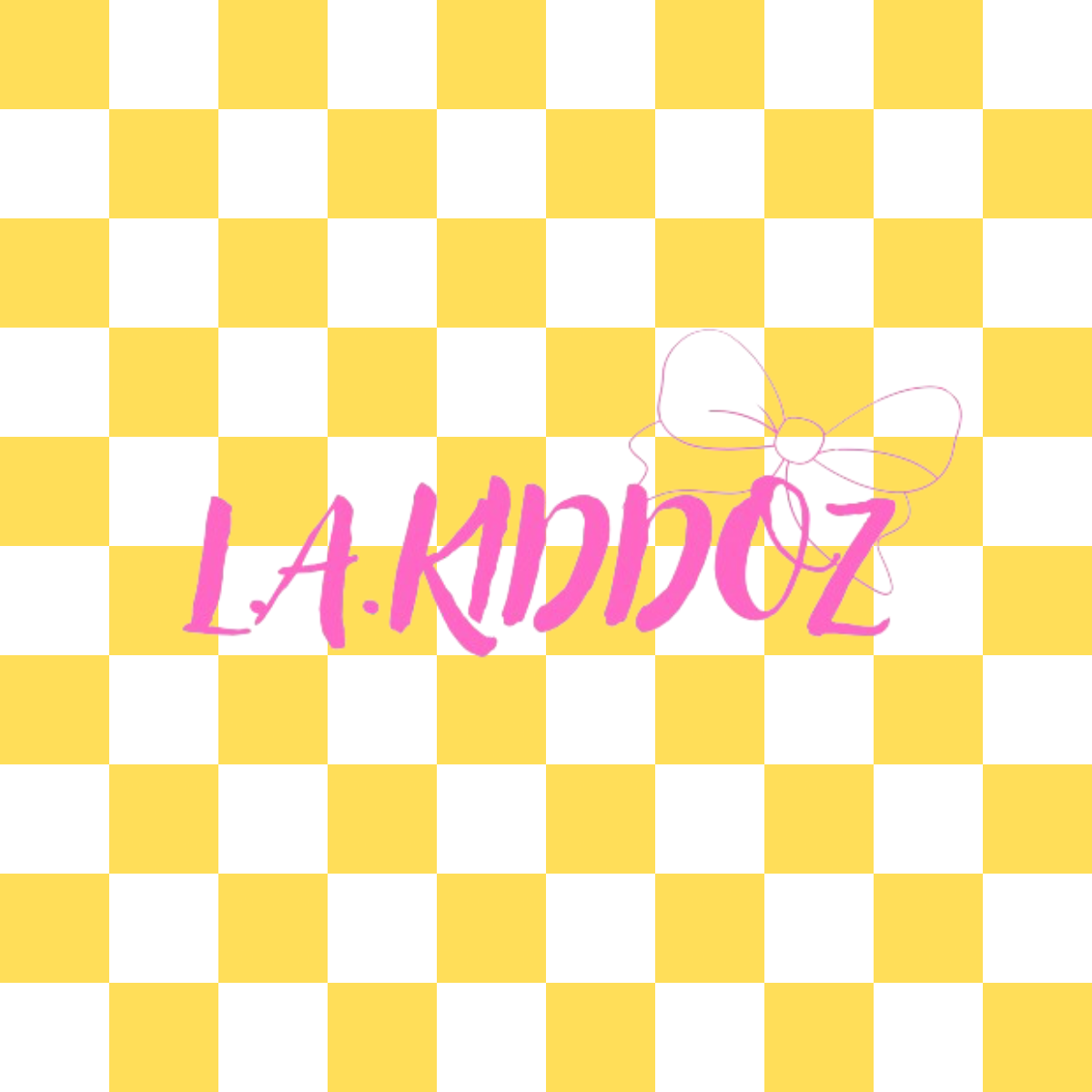 Checkered yellow