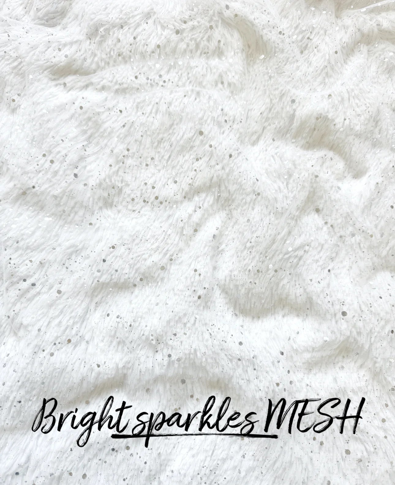 MESH white sparkles