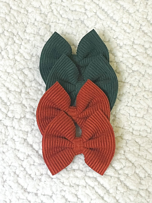 Hunter green corduroy