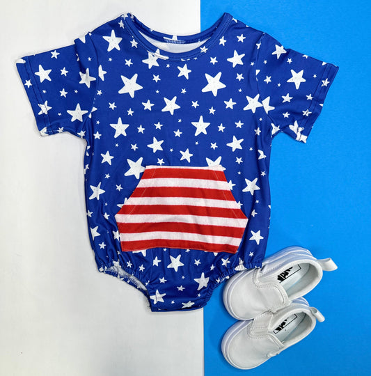 USA Bubble Romper (FINAL SALE)
