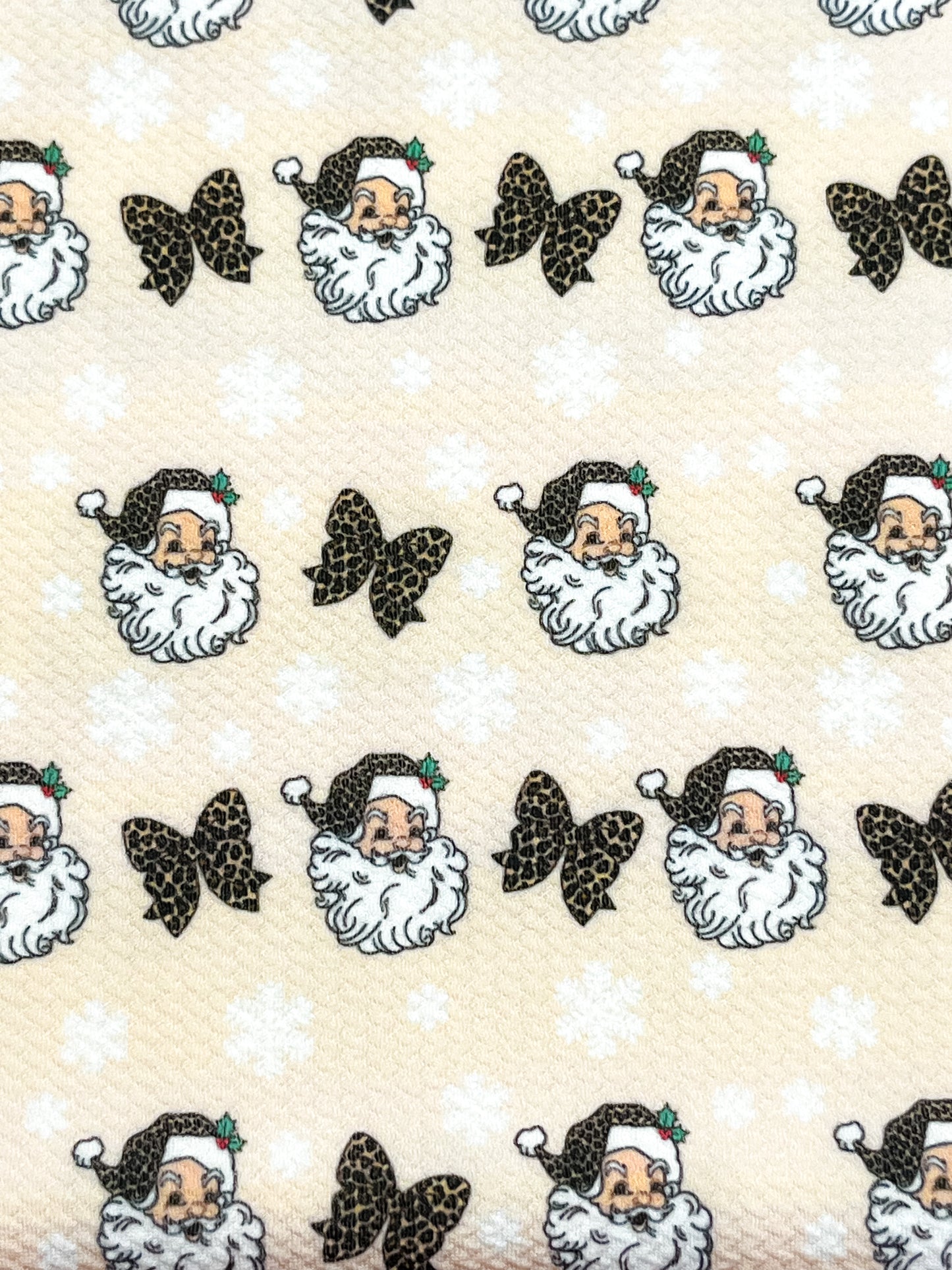 Beige Santa leopard