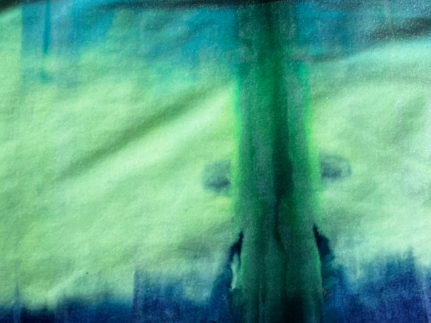 Green/Blue swirl velvet