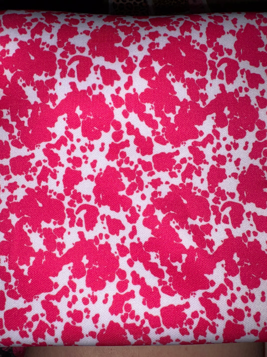 Pink cowhide