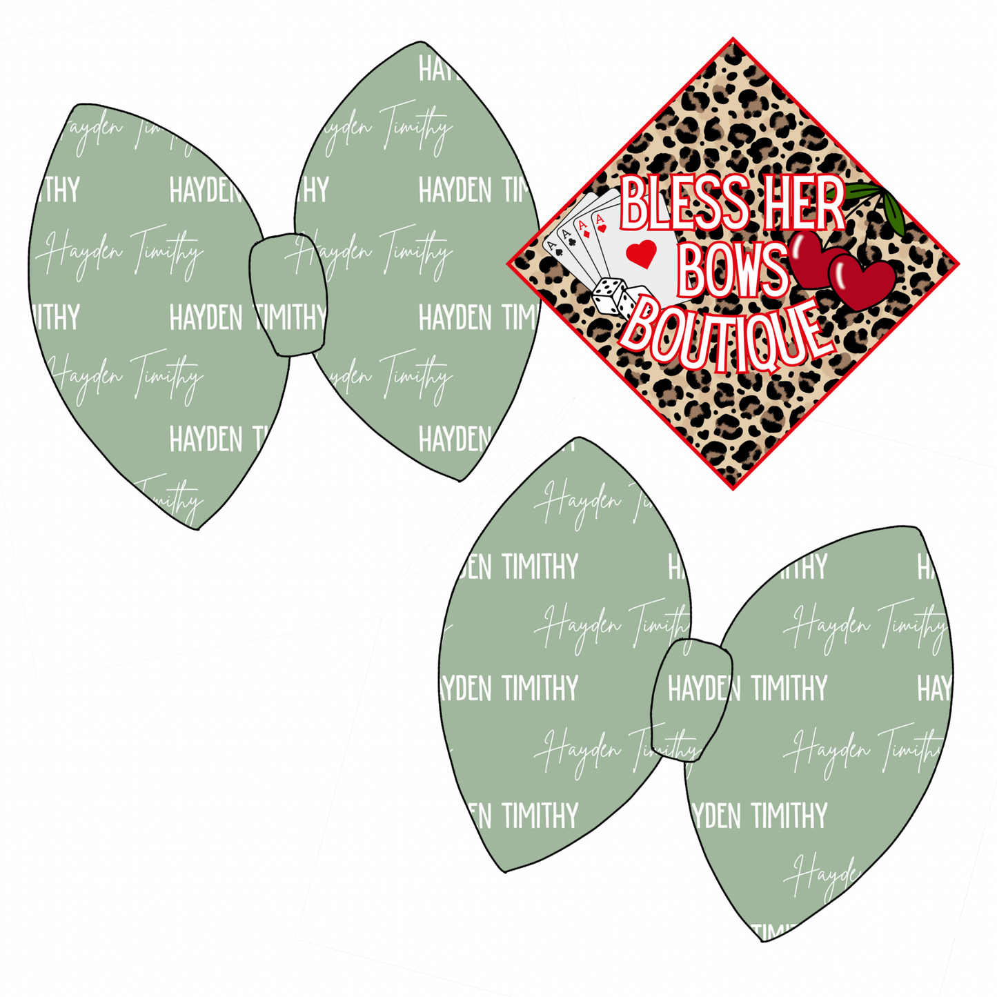 Name bows (PLEASE SEE DESCRIPTION)