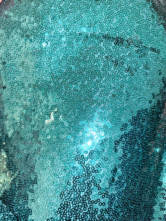 Darkish green sequins