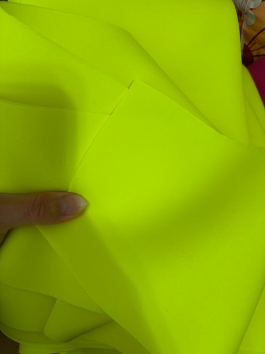 Neon yellow thick scuba