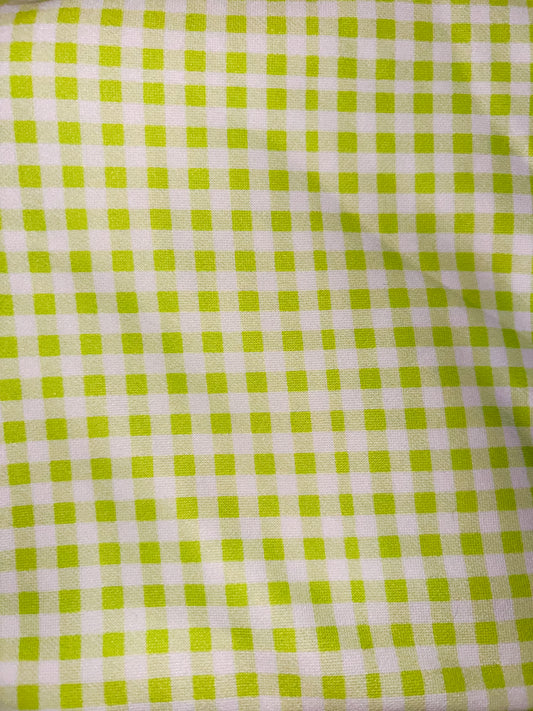 Green gingham