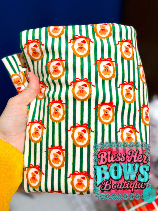 Christmas striped bears