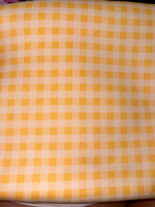 Yellow gingham