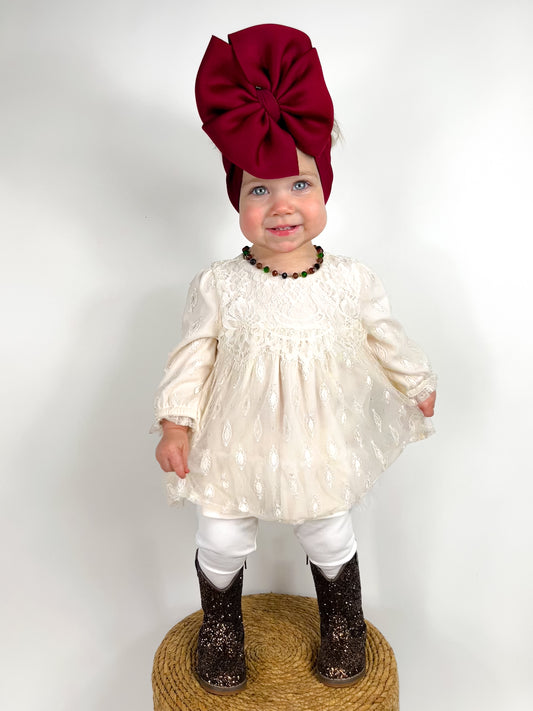 Burgundy thick scuba