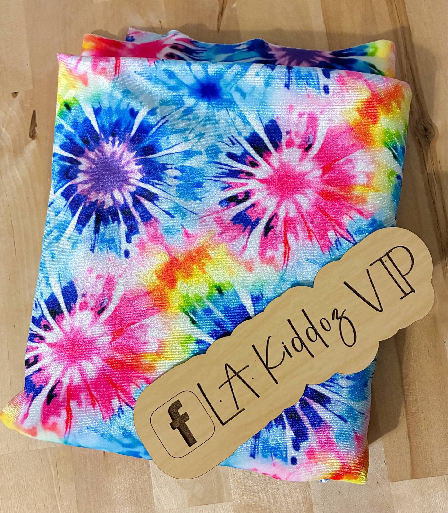 Velvet tie-dye