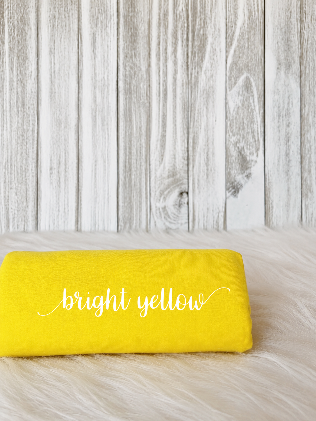 Bright yellow