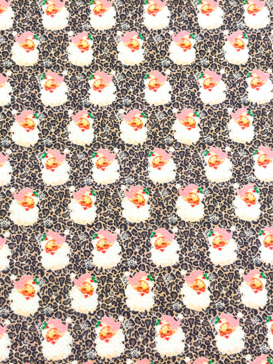 Pink Santa leopard