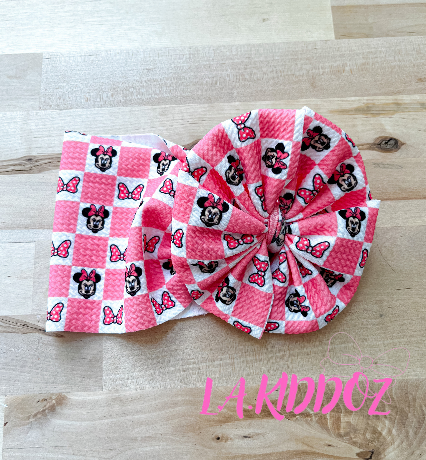 Pink Mouse Checkered