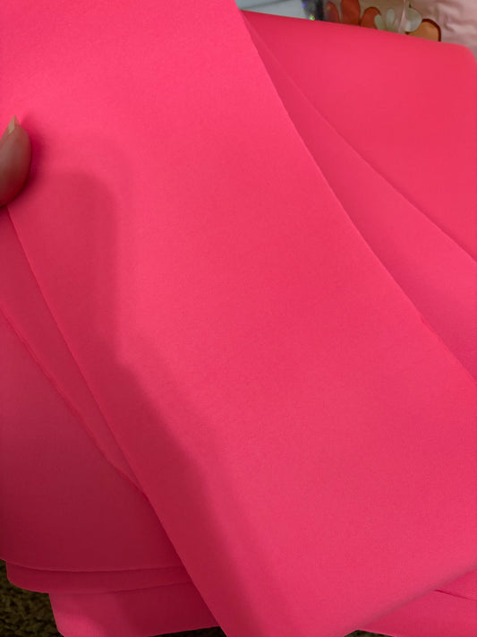 Neon bubblegum thick scuba