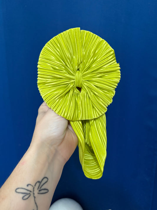 Lime pleated