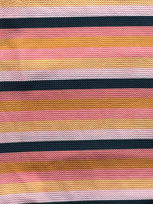 Mustard pink stripes