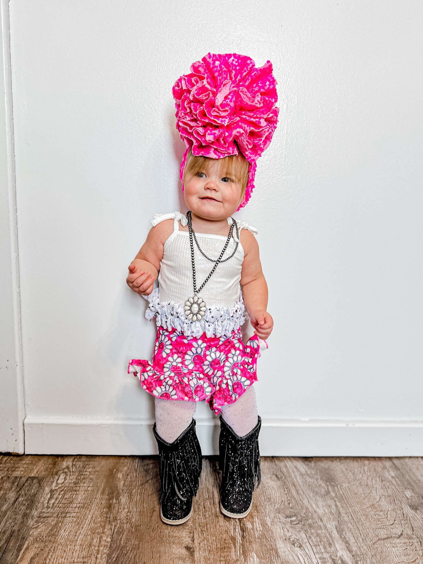 Stormi/Black Sparkle With Fringe Tanner Mark Boots