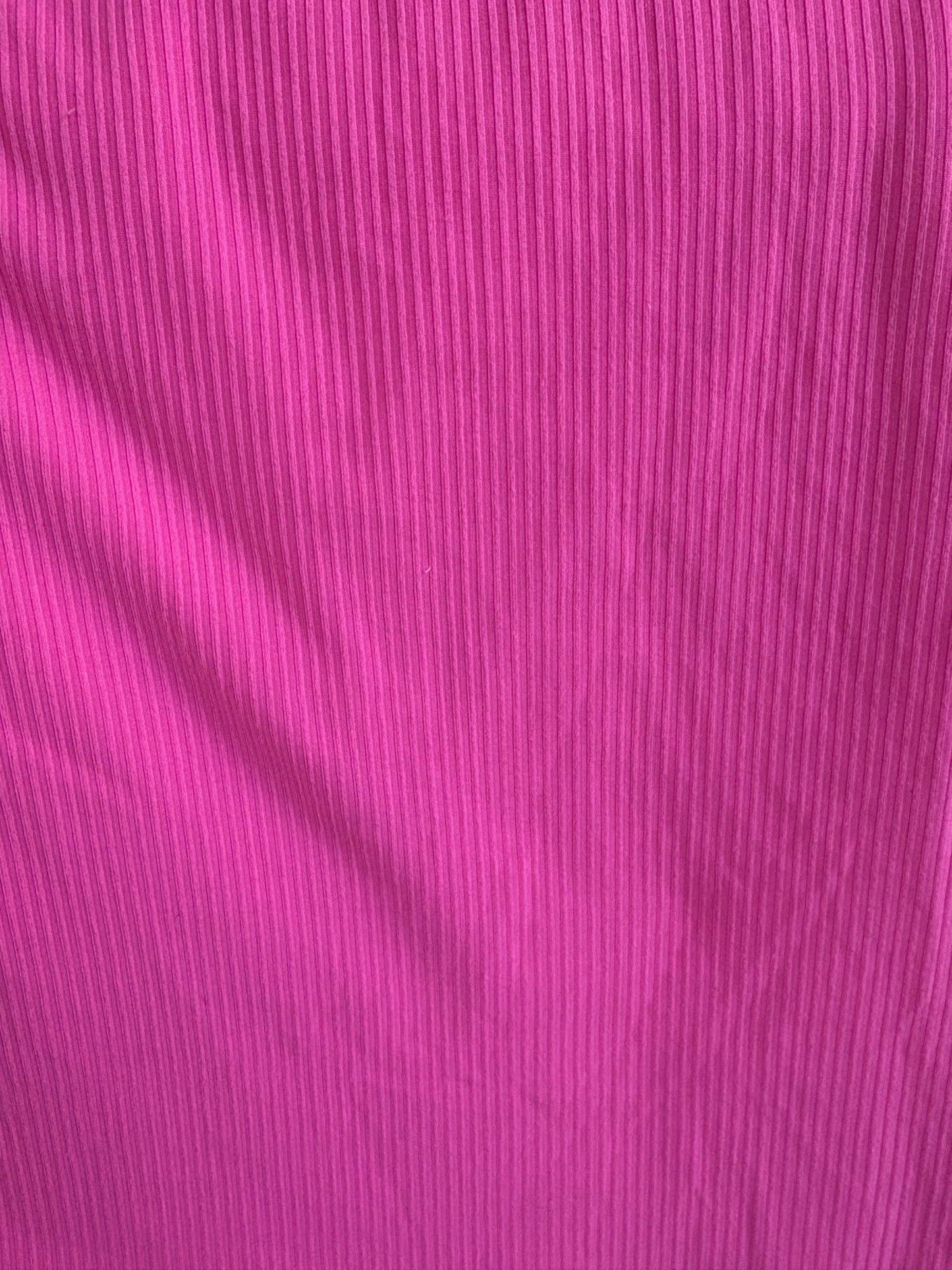 Pink ribbed