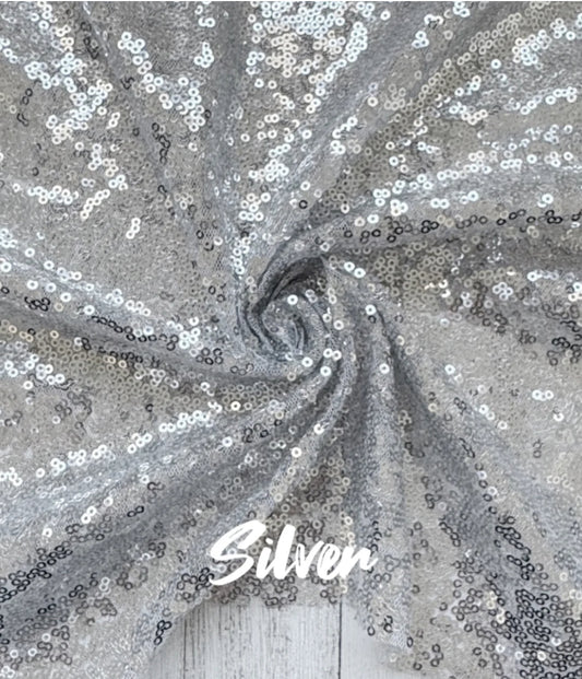 Silver sequins