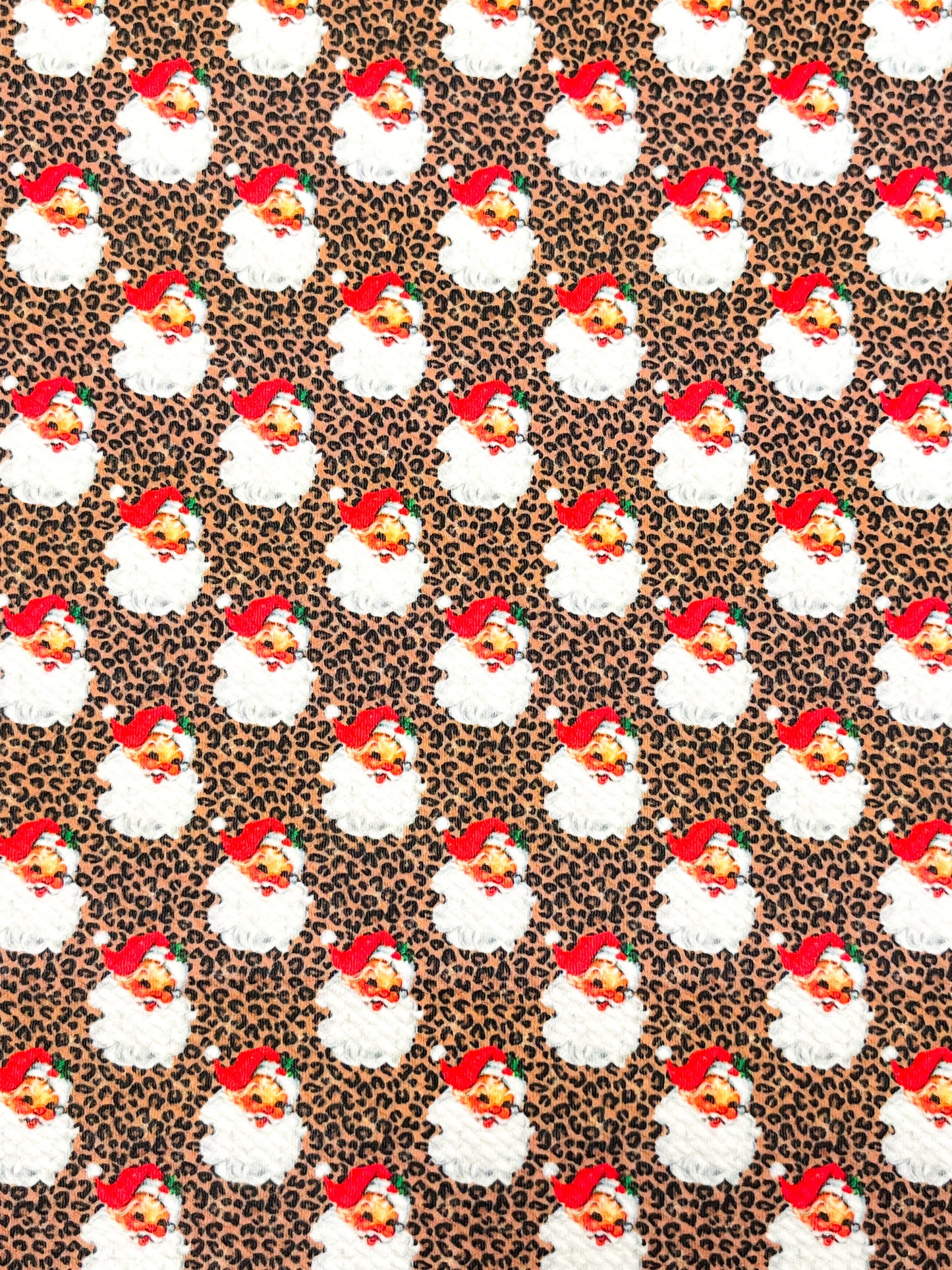 Red Christmas leopard