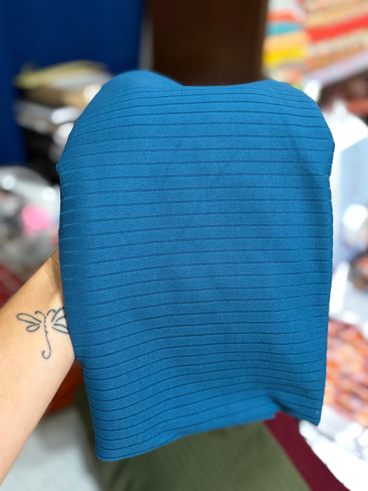 Azure wide ribbed
