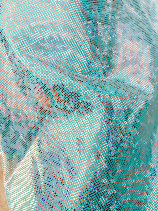 Aqua blue holo