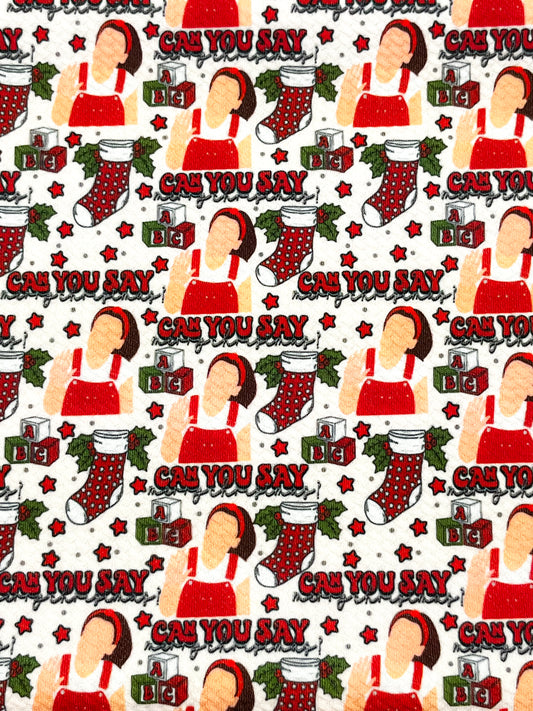 Can you say Christmas