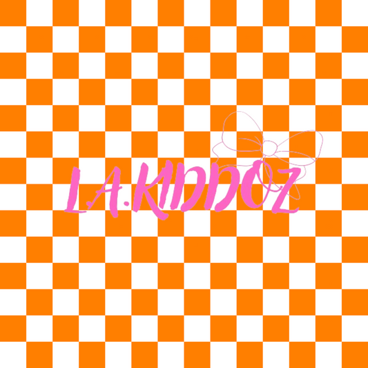 Orange Checkered