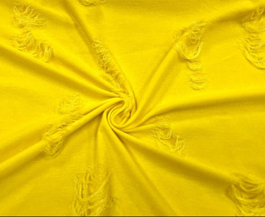 Sunshine yellow distressed