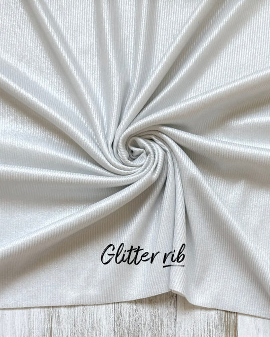 Glitter rib