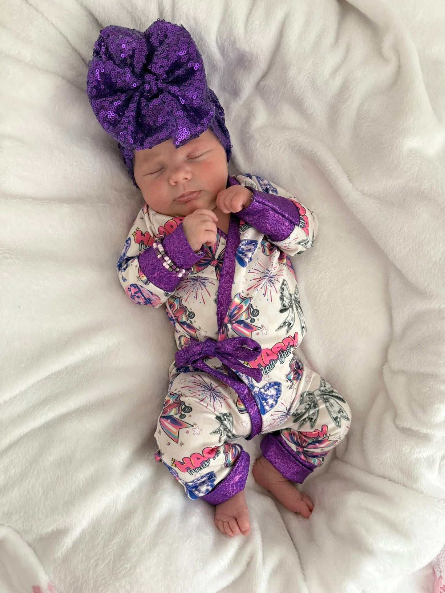 Purple sequins