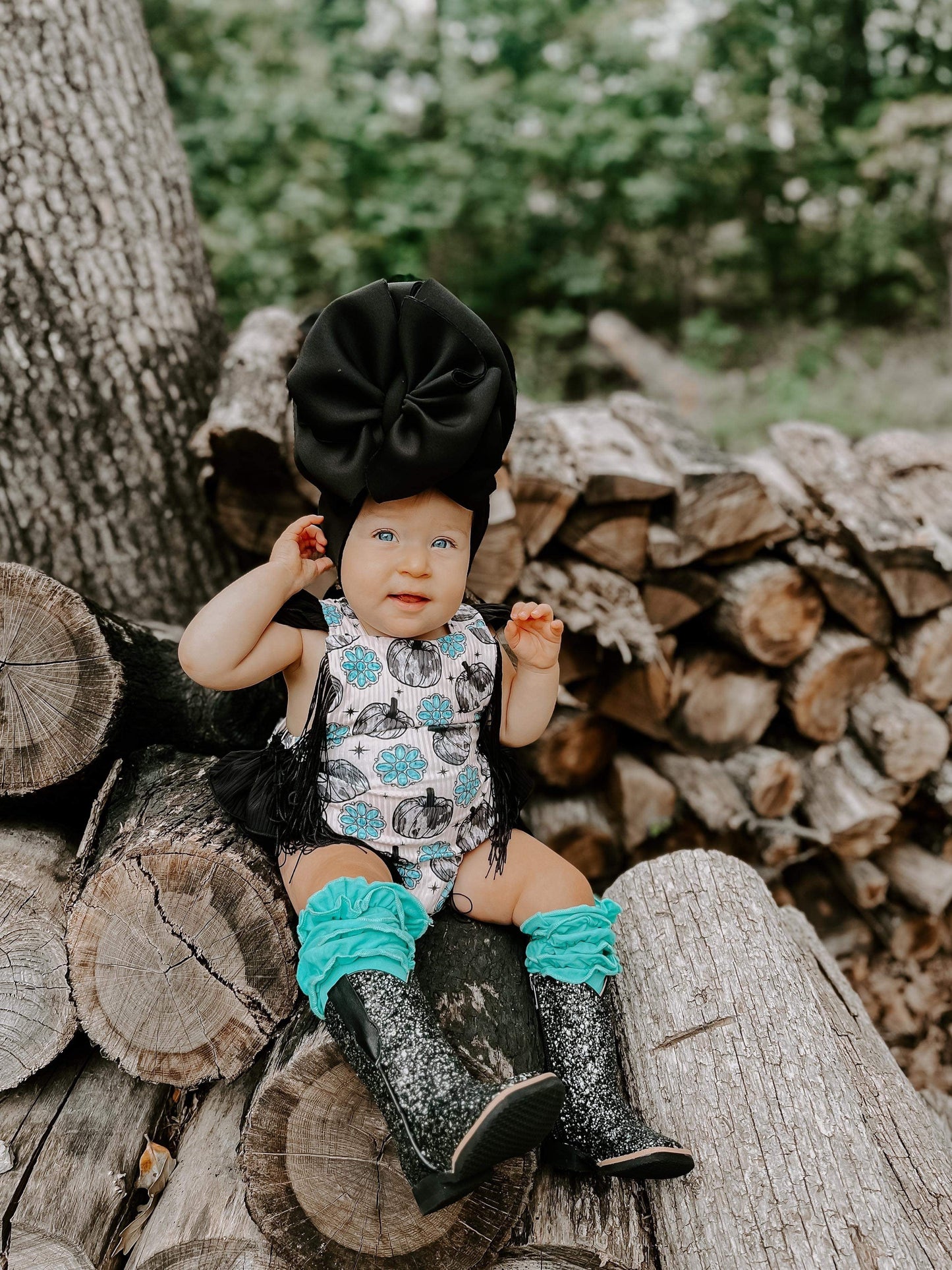 Black Disco Sparkle Tanner Mark boots