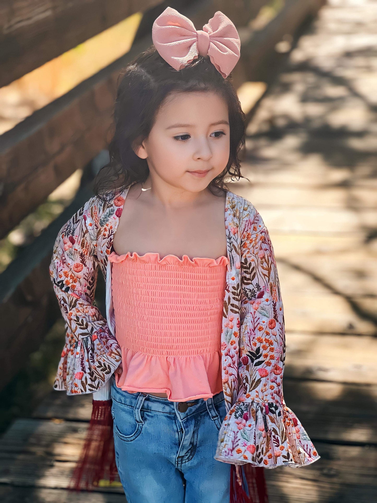 Peach Scrunch Top (FINAL SALE)