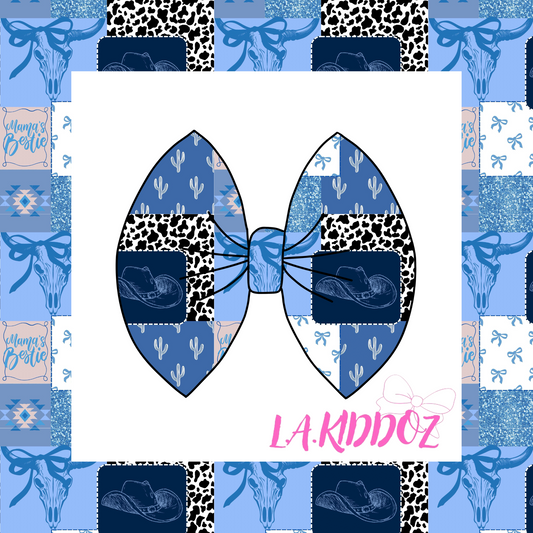 Blue western mama bestie