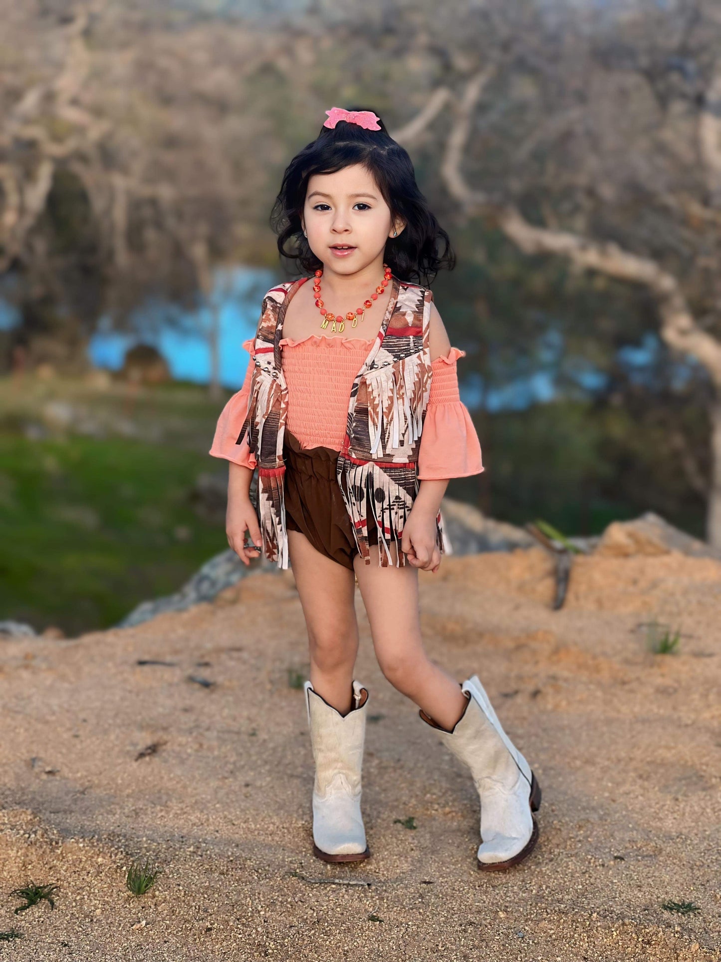 Peach Scrunch Top (FINAL SALE)