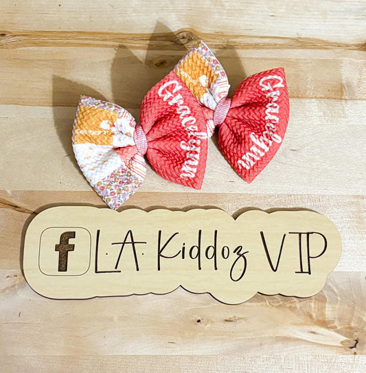 Name bows- SEE DESCRIPTION