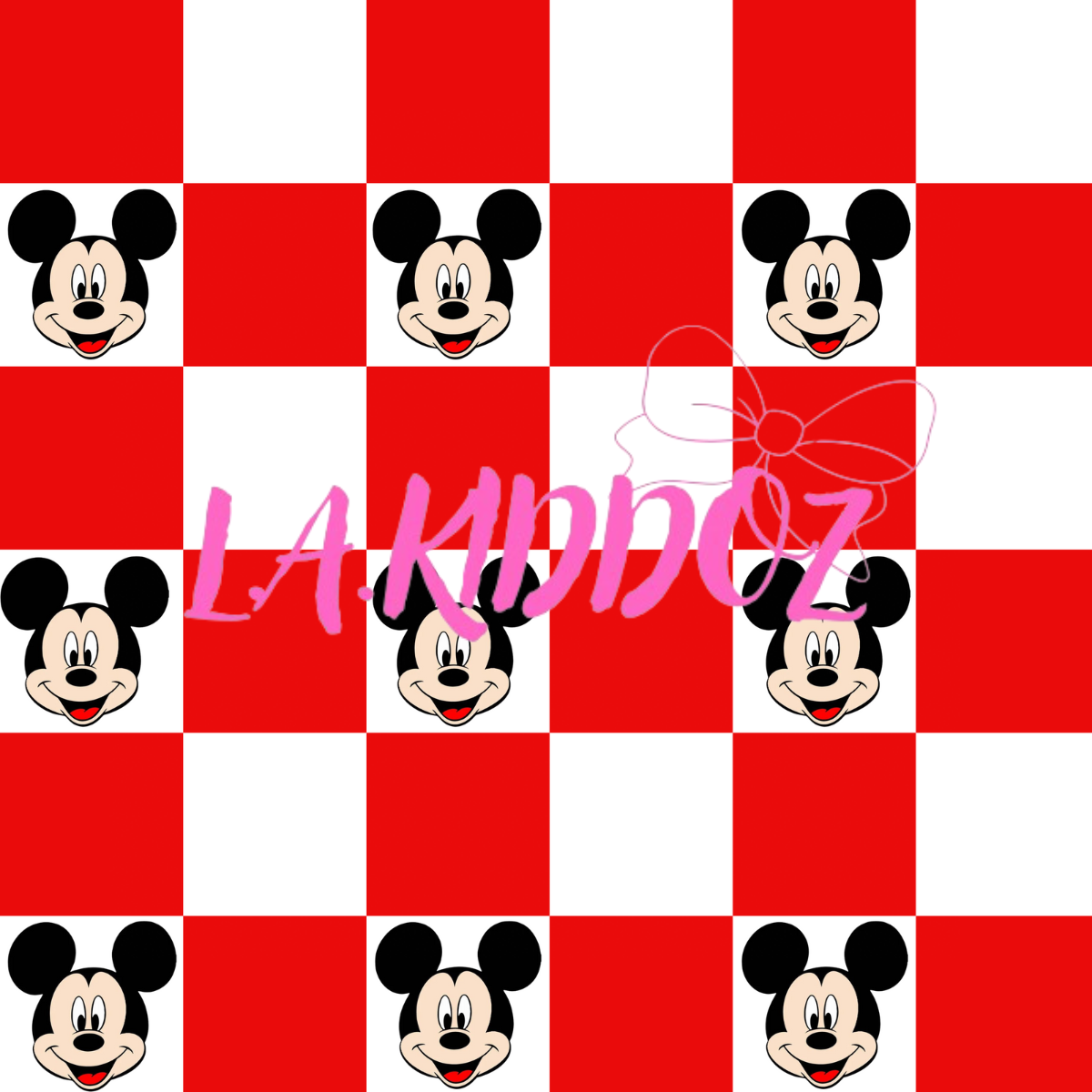 Mouse Red Checkered