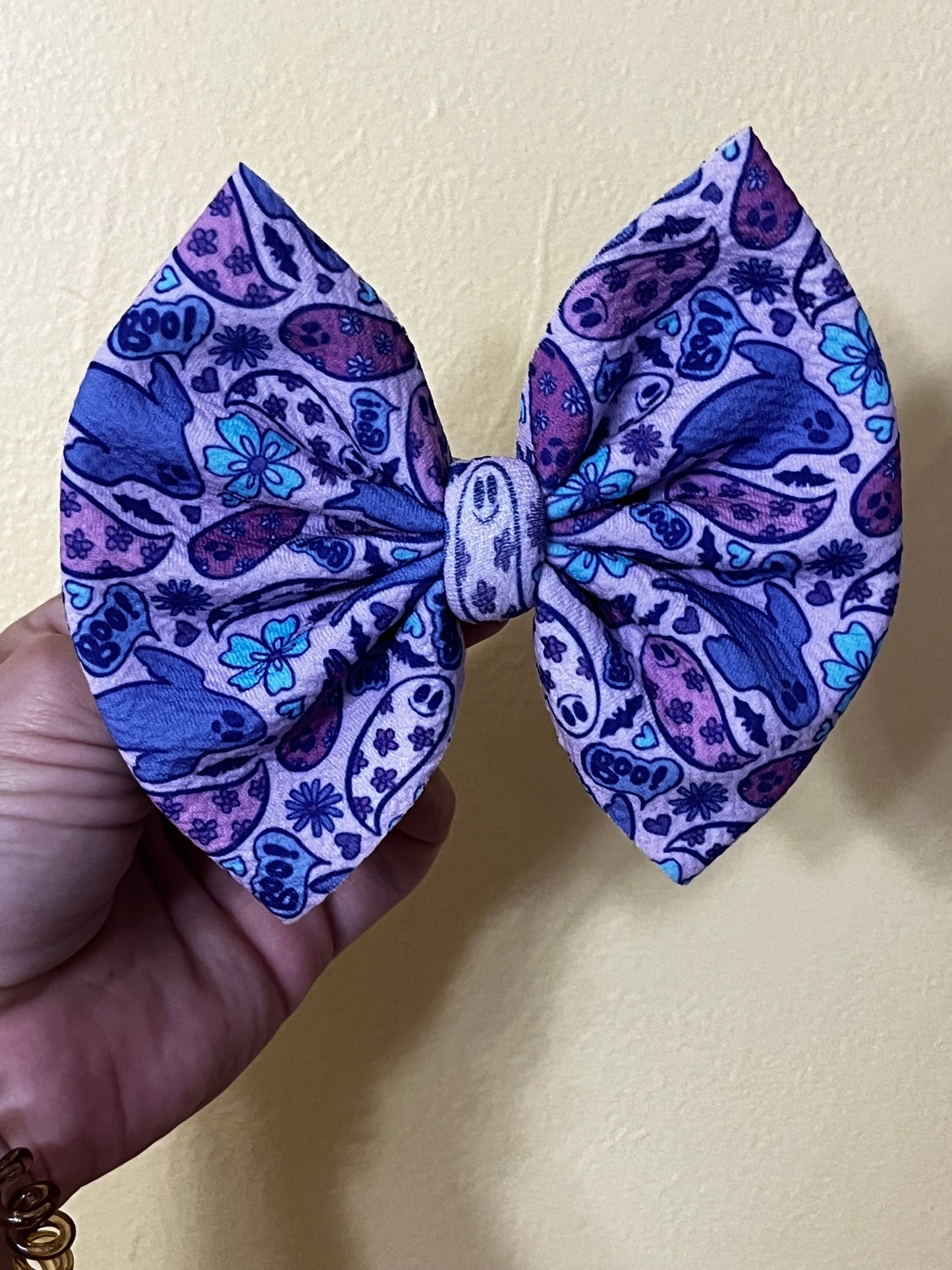 Purple ghost bow