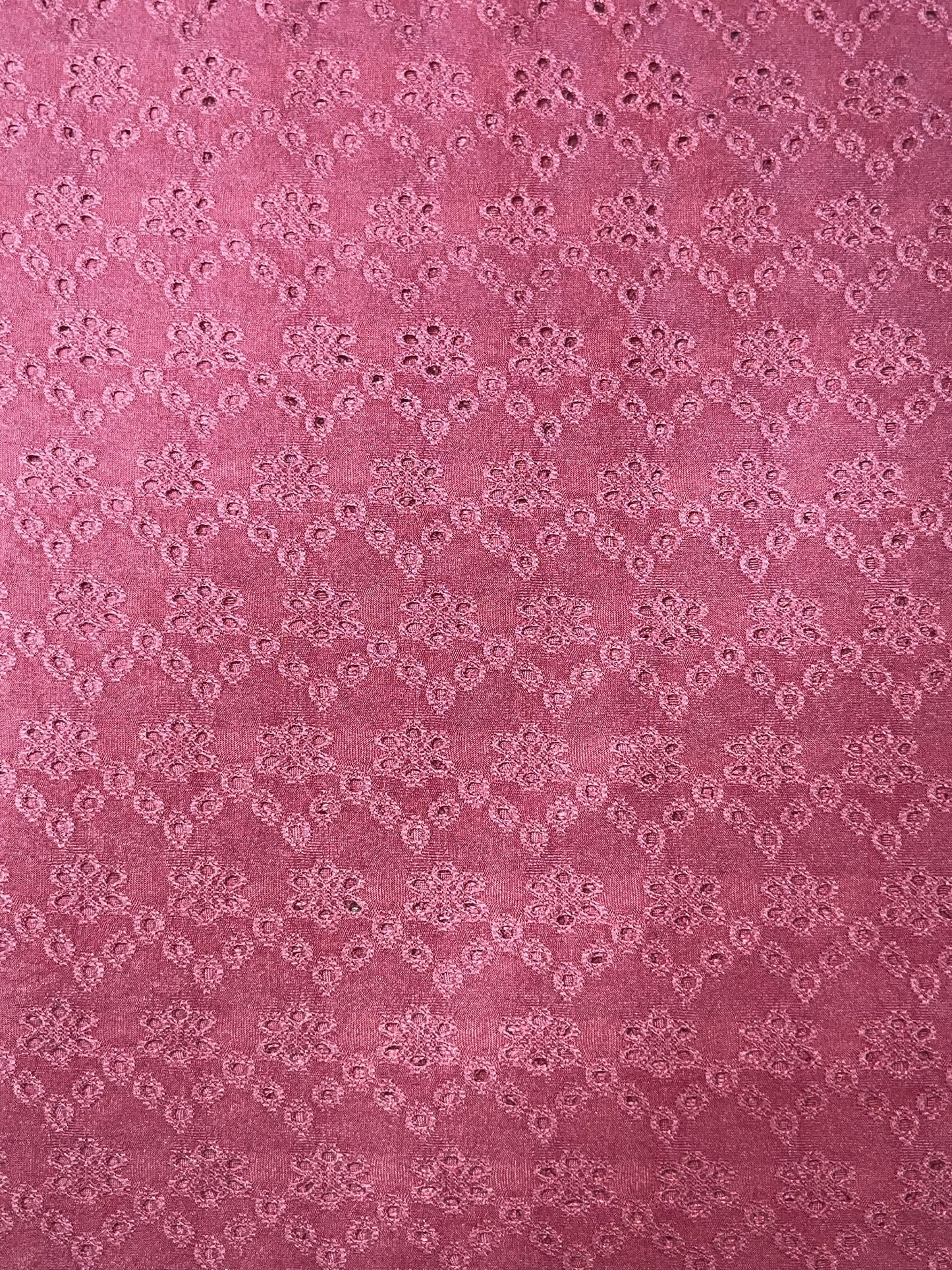 Pink mauve eyelet