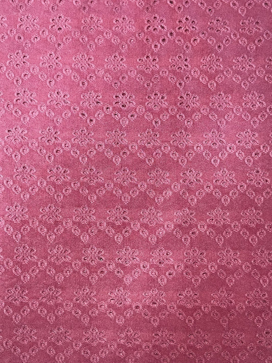 Pink mauve eyelet