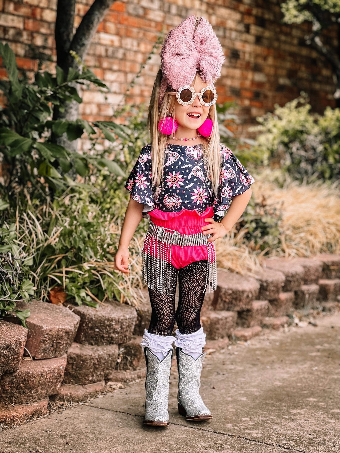 Silver Sparkle Tanner Mark Boots